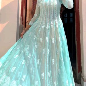 Chikankari Anarkali