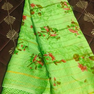 Zari Saree (Green)