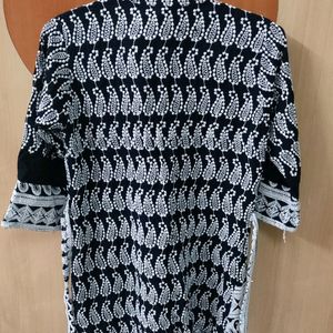 Chikankari Short Kurta