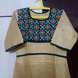 Golden Kurti New