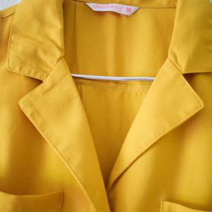 DRESSBERRY Yellow Stylish Shirt For Women