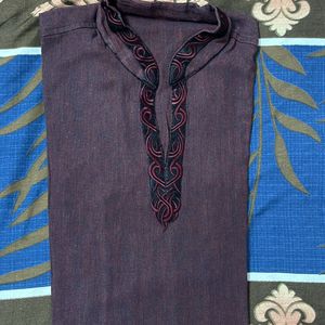 Shatranj Full Sleeves Festive Kurta