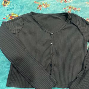 Full Sleeve Black Top