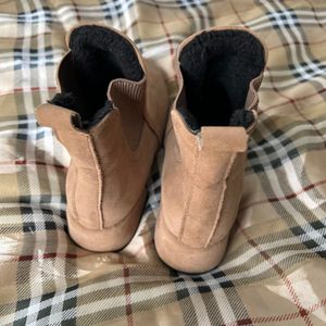 Brown Suede Ankle Boots