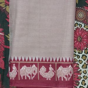 Bird Printed Saree