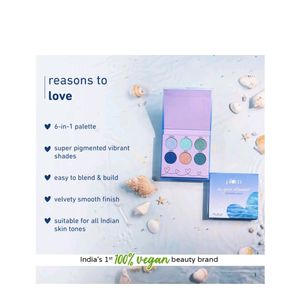 (Sealed) Plum 6 -In-1 Pigmented Eyeshadow - Water