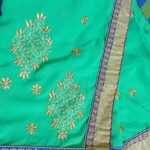 Fancy Saree(Green)