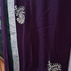 stone work saree