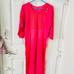 Rose Pink Kurta