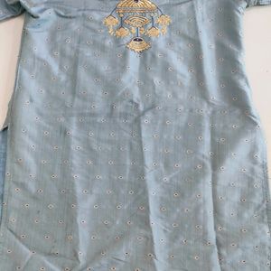 Grey Colour Kurta