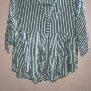 Blue & White Stripes Shirt