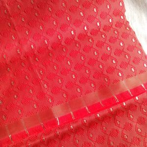 Red Fancy Blouse Fabric