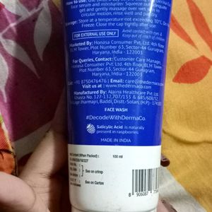 Derma Co 1% Salicylic Acid Gel Face Wash