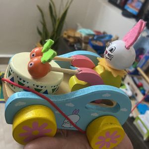 Rabbit Pull Along Toys