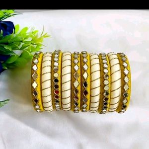 Yellow Shade Bangles 💛