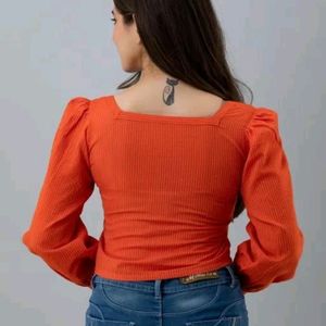 Cotton Shirt Top Full Sleeve