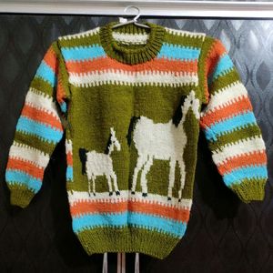 New Handmade Warm Sweater 4-5 Year