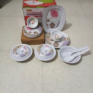 Dinner Set Bilkul New