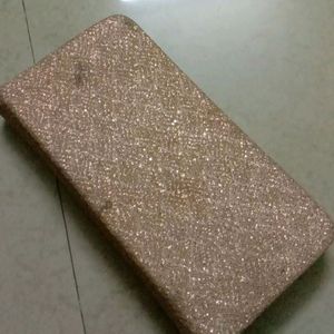 Golden Shimmer Clutch