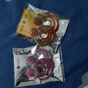 Multicolour Earrings Set