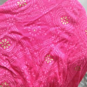 New Stitched Pink Sarara Suit Set