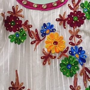 Multi Colour Anarkali Suit