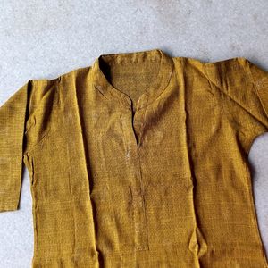 Mustard yellow Kurti