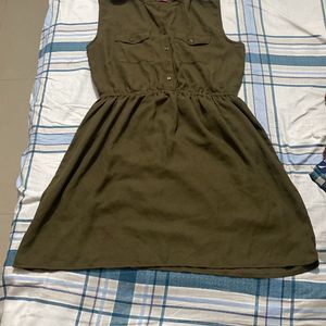 Olive Dress & Top