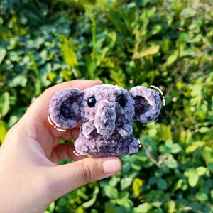 Crochet Baby Elephant Plushie
