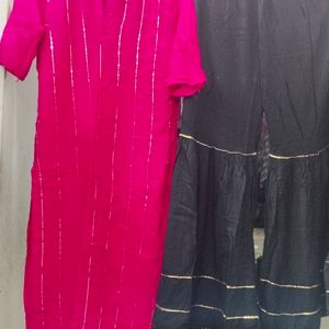 Kurti With Plazo Set