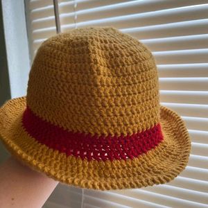 Crochet Luffy One Piece Hat