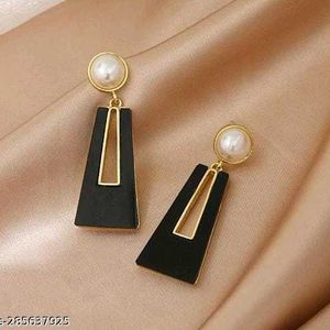 Combo Of 2 Geometric Dangling Earrings