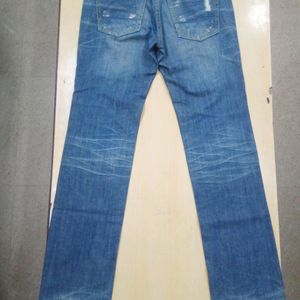 Surplus Ripped Straight Slim Fit Jeans For Woman