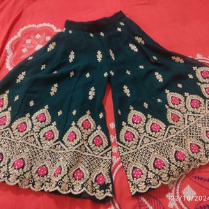 Designer heavy sharara set for 2-4yrs old