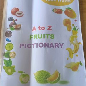 A to Z Fruit Pictionary Book