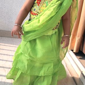 Kids lehenga Saree - 9-18mo