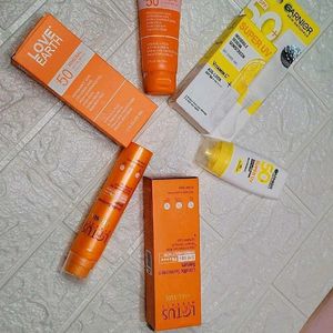 Combo Of Three Brand New Sunscreen 💛