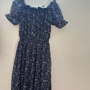 women Off Shouldered Flared Dress