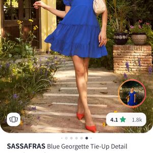 Fit & Flare Mini Dress(Sassafras)