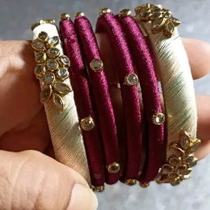 12 Kundan Bangles