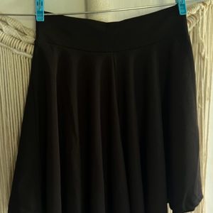 Black Flare Skirt