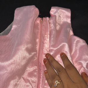 Pink Colour Girl Frock