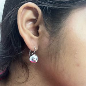 Silver Ball Earrings