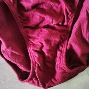 Maroon Cotton Panty