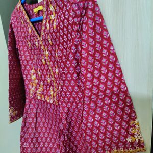 Global Desi Kurta Rani Pink Kurt