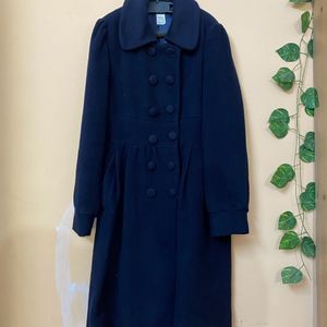 Navy Blue Overcoat