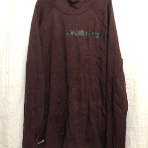 Russell Long Sleeve Maroon Hoodie