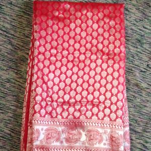 Unstitched Blouse Like New Saree