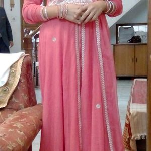 CREPE ANARKALI SUIT