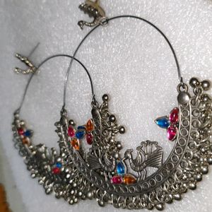 Peacock Ear Rings